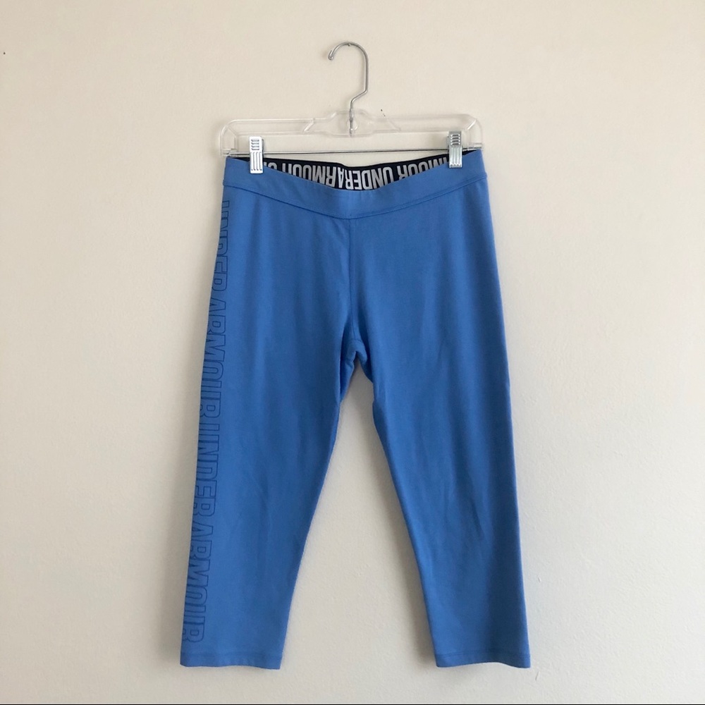 Light Blue Under Armour Capris